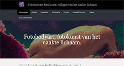 Desktop Screenshot of fotobodyart.nl